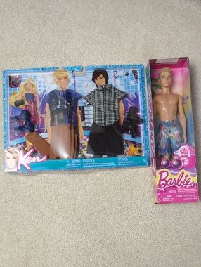 Ken Doll And Ken Clothes Set